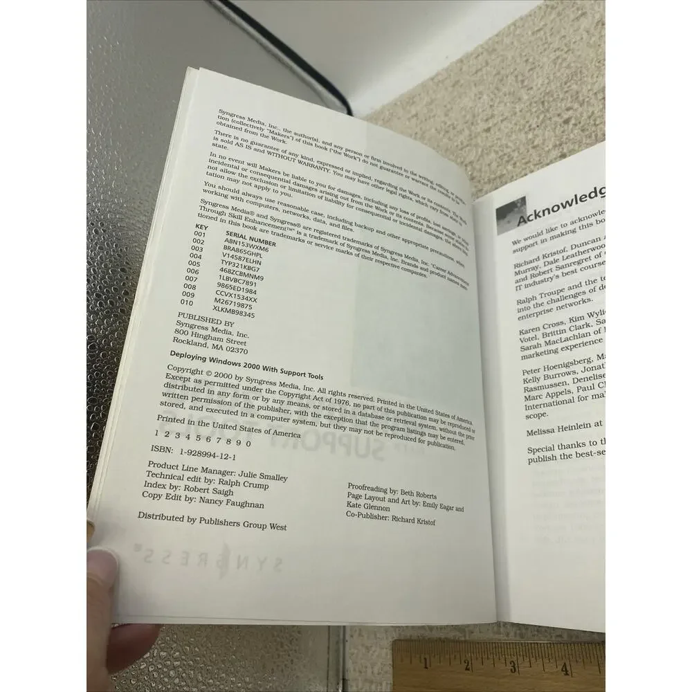 Support Tools Windows 2000 Paperback by Syngress Media, Inc. (EDT),...